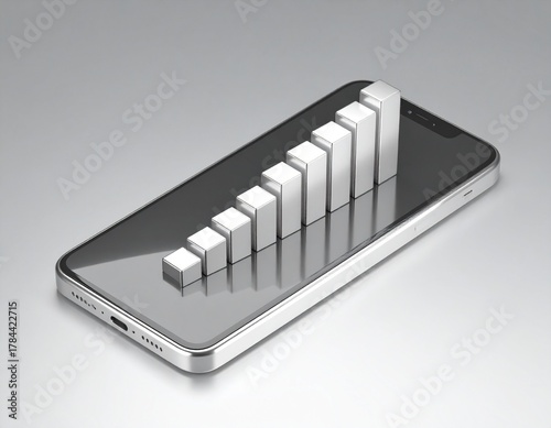 business graph with arrow, hand holding smart phone with chart, business graph, business graph on the screen, business graph on tablet pc, tablet pc with graph, 