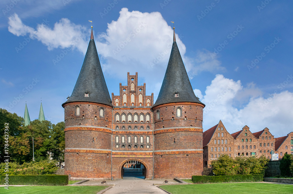Fototapeta premium Lubeck is a city in northern Germany, Europe
