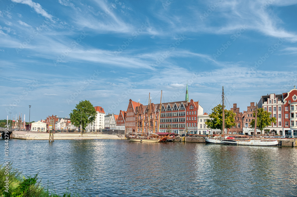 Fototapeta premium Lubeck is a city in northern Germany, Europe