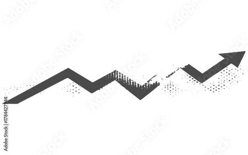  Grunge graffiti spray bold arrow. Vector street art urban sticker perfect tattoos, hip hop-inspired designs.Vector grunge arrow halftone abstract.Dots texture background.