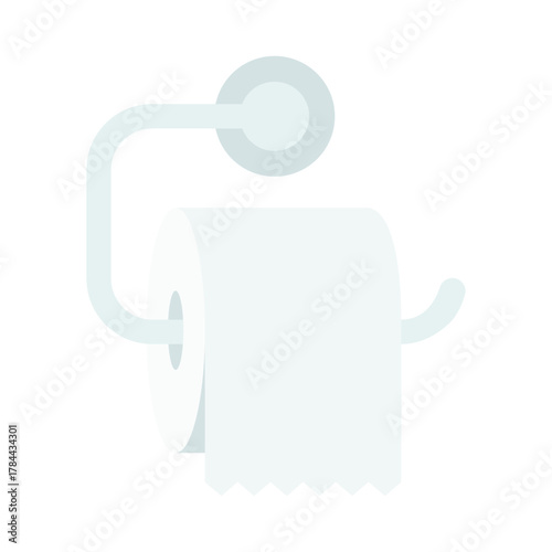 toilet paper holder icon vector design template