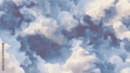 Abstract digital art piece that appears to be a pattern of clouds.