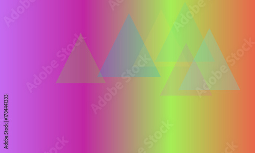 Abstract geometric background with overlapping translucent triangles and gradient colors