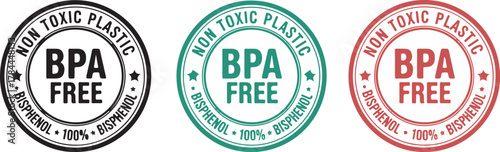 BPA Free Non Toxic Plastic Vector Stamp Set for Packaging and Product Labeling