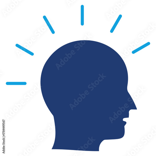 Consciousness Blue Icon