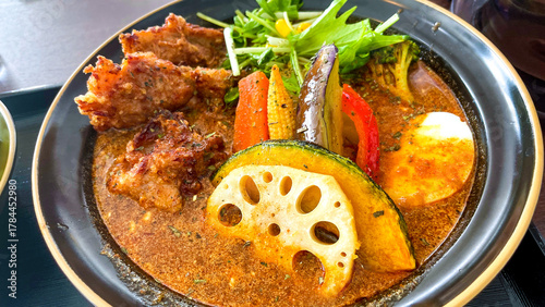 彩り野菜のスープカレー