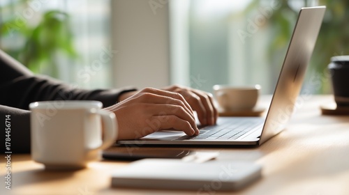 リモートワーク風景