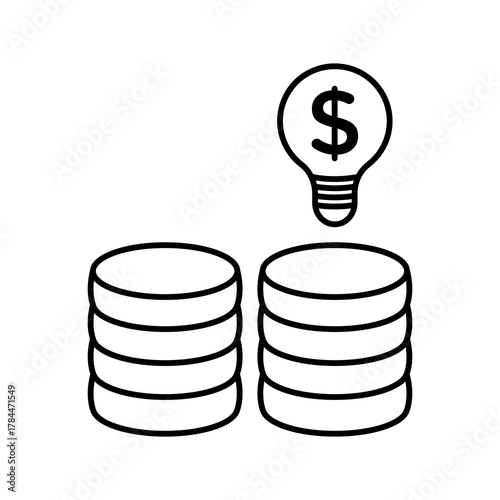 Coin Business icon pack symbols Money Logo(Multiple values)