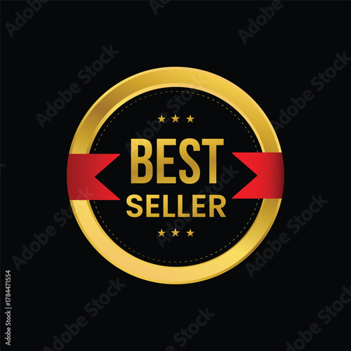 Best seller golden vector design