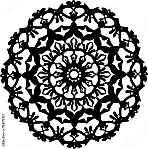 round lace ornament