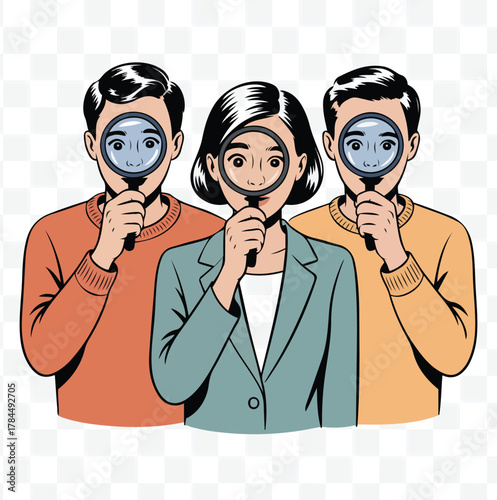 Focused Group Searching for Answers and Clues