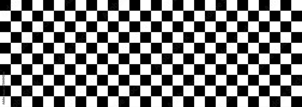 Fototapeta premium black and white pattern. Black and white checkered chessboard pattern background