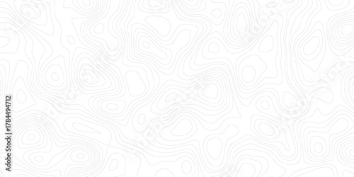 Geometric wave creative topographic grid map design. Topographic map. Abstract lines background. Contour maps. Topo contour map on white background