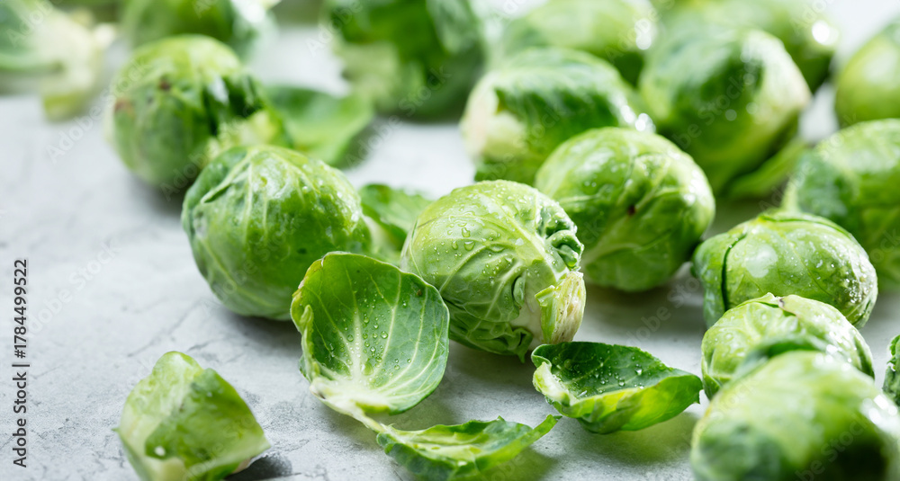custom made wallpaper toronto digitalBrussels sprouts on a plate