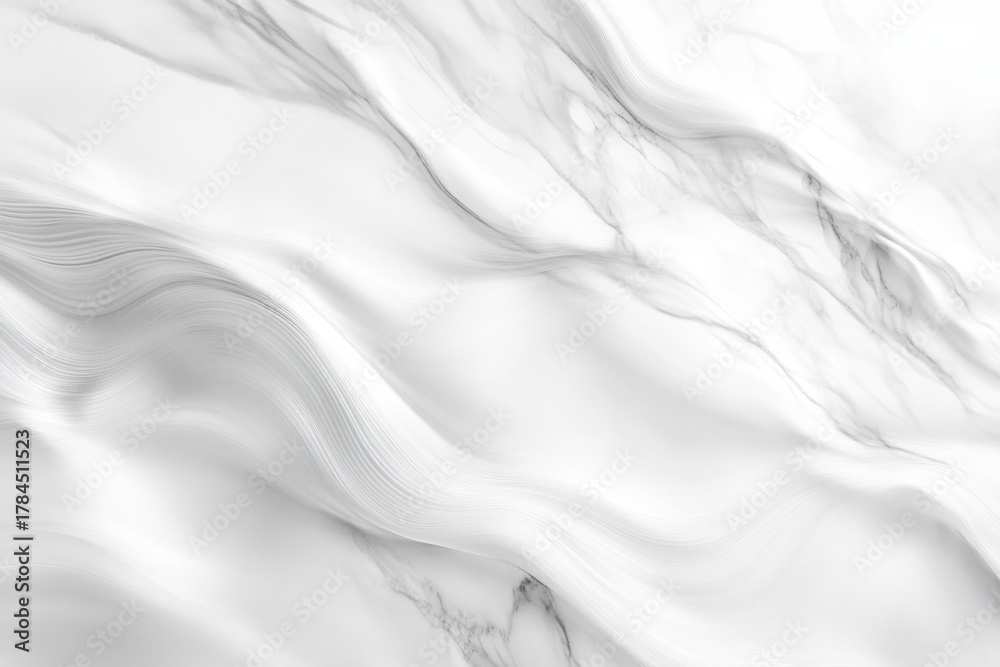 Fototapeta premium Abstract white marble swirl texture
