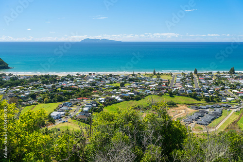 Waihī Beach and Bay of Plenty coastline, New Zealand