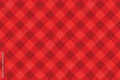 Red Christmas background, plaid background