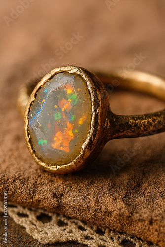 Flat-lay of zero-waste jewelry set including earrings and necklace | sustainable recycled materials | minimalist modern design | soft natural or studio lighting | neutral background 