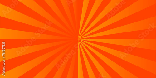 Minimal gradient sunrise radiate striped wave geometric circus light Colorful sun rays sunburst pattern background. Sunburst background vector illustration pattern beam rays.	