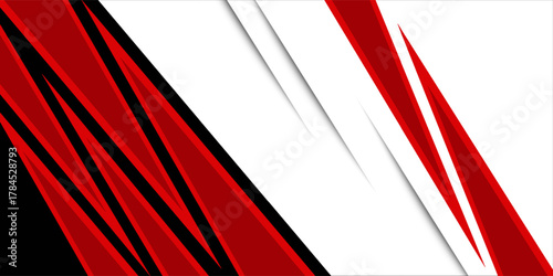 Template corporate banner concept red black grey and white contrast background. You can use for ad, poster, template, business presentation. Vector illustration