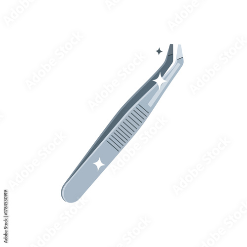 Professional tweezers tool for precise grooming and beauty care