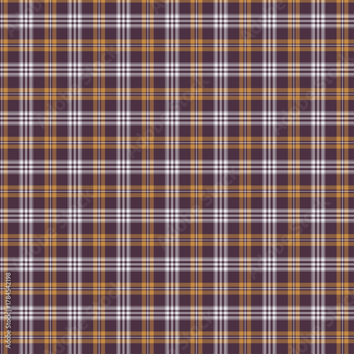 Seamless red,brown,green, lemon,teal and black plaid twill check pattern for fabric design.

