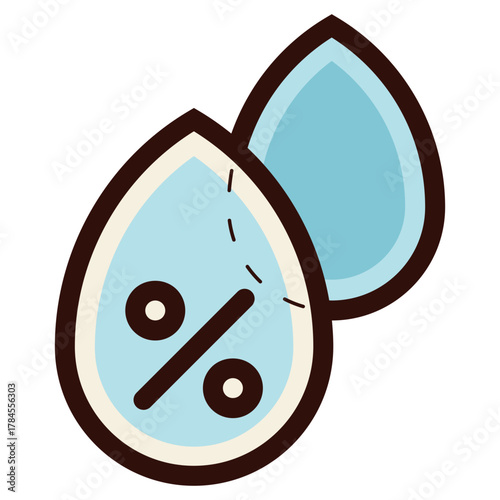 weather humidity icon illustration