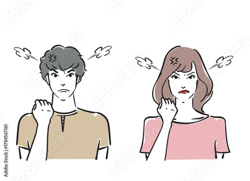 怒りまくってる爽やかな30代男女