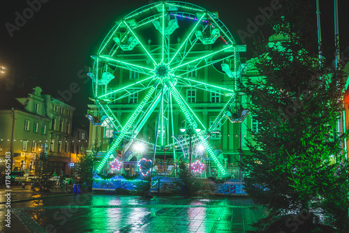 bożonarodzeniowe iluminacje uliczne w Opolu