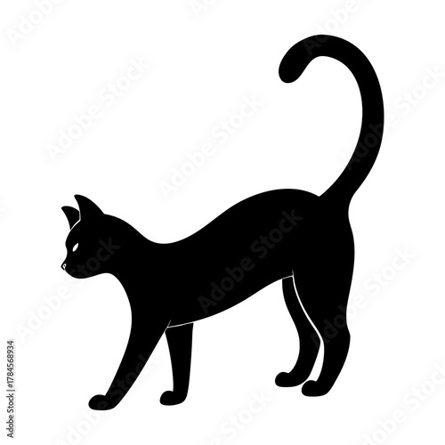 black cat silhouette