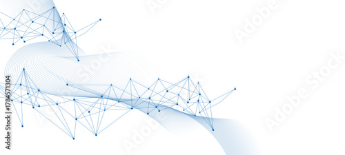 abstract background with a wave