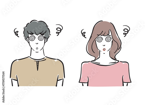 目が回った爽やかな30代男女