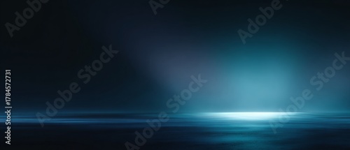 Dark blue abstract background with light effects and calm atmosphere