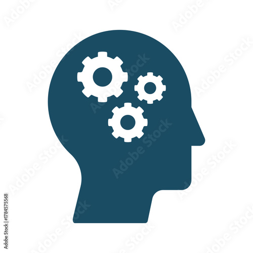 Brain storming icon svg cut file. Isolated vector illustration.