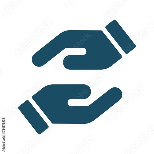 Help, support each other icon svg cut file. Isolated vector illustration.