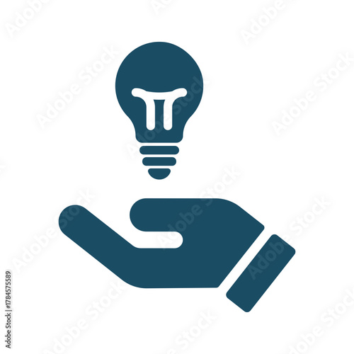 Giving idea icon svg cut file. Isolated vector illustration.