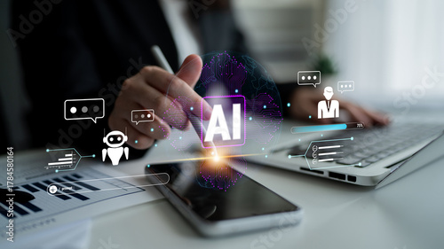 Photos An AI chatbot for global customer service and communication