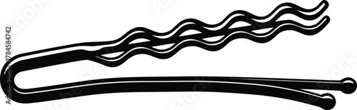 Find black bobby pins for hair styling and accessories for women girls eps silhouette