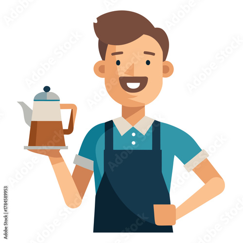 ale barista smiling 