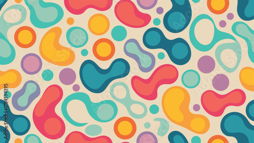 A colorful abstract image showcasing wavy lines in diverse shades, producing a fluid and engaging visual composition..eps