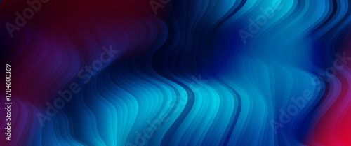 Light Blue, Red vector blurred shine abstract template. Colorful illustration in abstract style with gradient. New style for your business design.