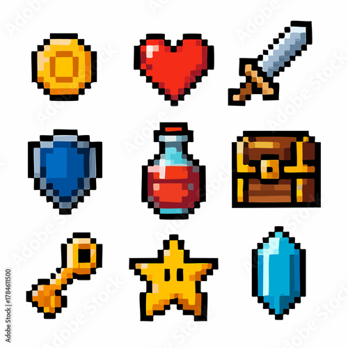 Pixel RPG Item Icons