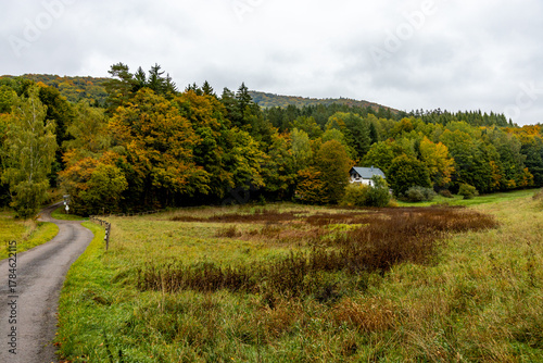 Eine wunderschöne kleine Wanderung durch den Herbst im Südwesten des Thüringer Waldes rund um Schmalkalden - Thüringen - Deutschland