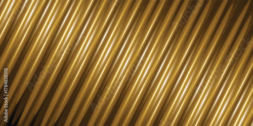 modern golden background on black background for overlay. vector