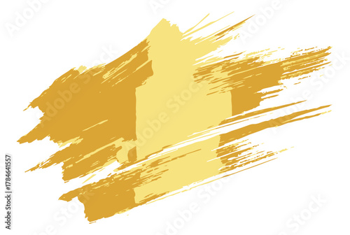 Golden Abstract Brush Stroke Texture Background Design