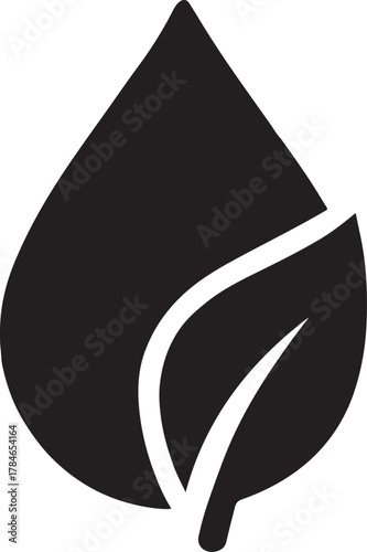 Reverse osmosis membrane bold black vector. Water filtration and purification system design.