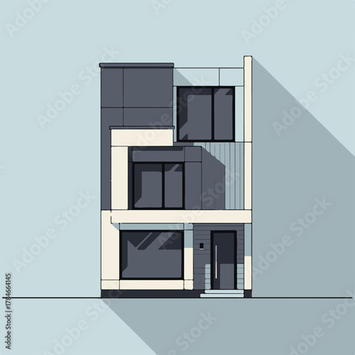 modern office building