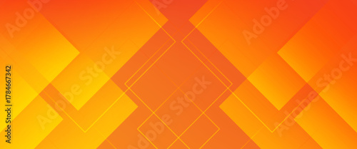 Abstract orange geometric background. Modern shape concept. vector illustration,