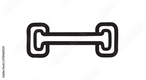 45. drawer pull outline icon vector

