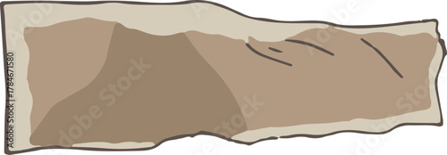 Paper with Torn Edges and Punch Holes - Blank Space for Notes, Messages, and Creative Designs